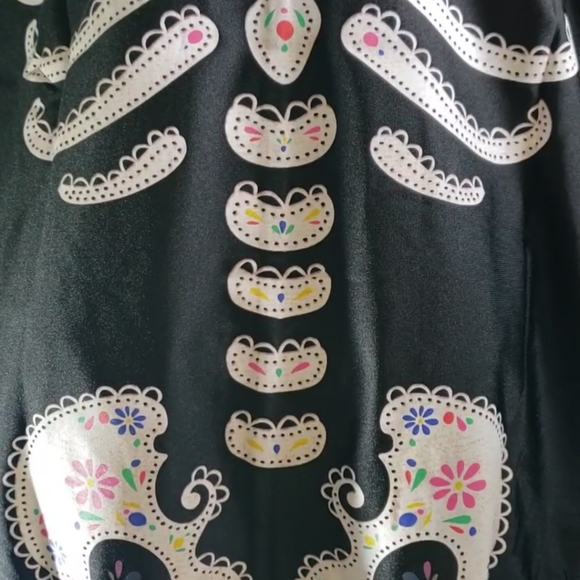 Halloween Costume Bodysuit Day Of The Dead Size 8 - Picture 2 of 8